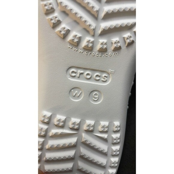 Crocs Kadee II Jewels Strappy Diamante White Sandals Women's Size 9 New - Picture 7 of 7